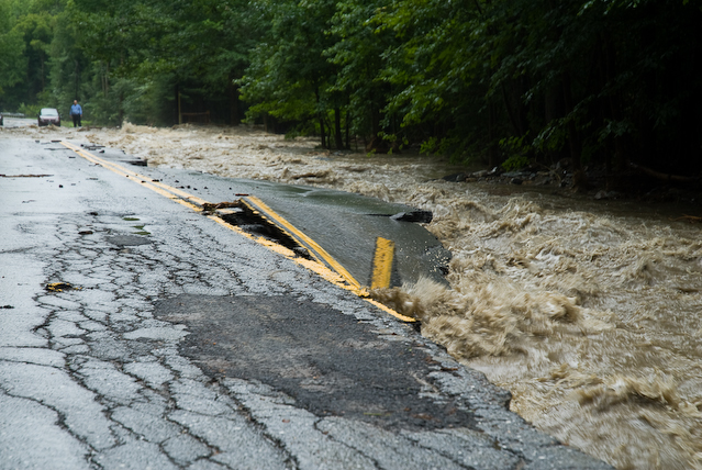 VT Route 125 Washout in Hancock