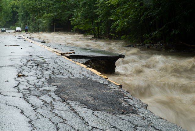 VT Route 125 Washout in Hancock